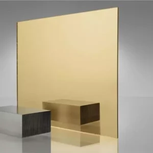 Corte de Acrílico Espejo Oro