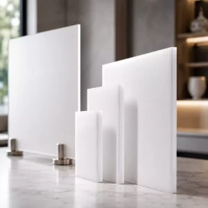 Corte de Acrílico Blanco
