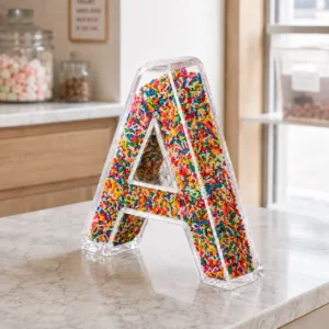Candyletra, letra de acrílico para mesa de dulces de Lumacril